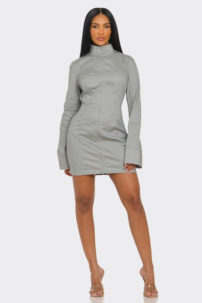 Command Zip Mini Dress