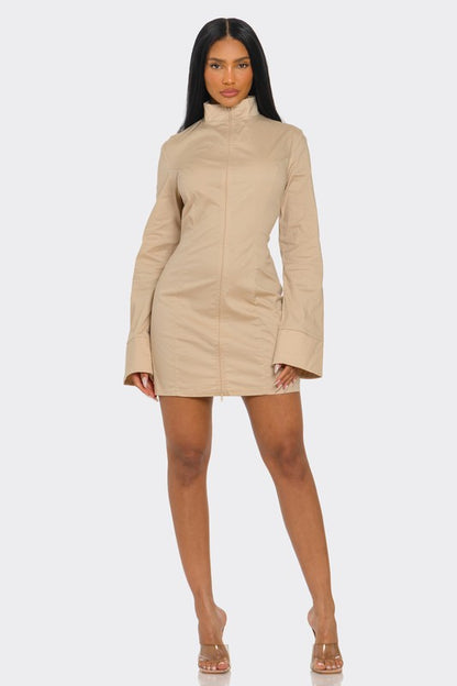 Command Zip Mini Dress