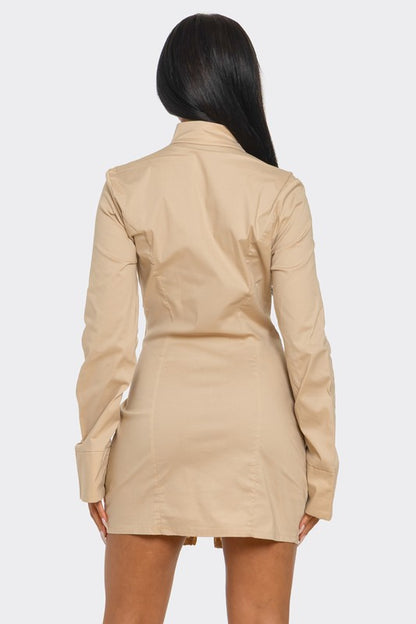 Command Zip Mini Dress