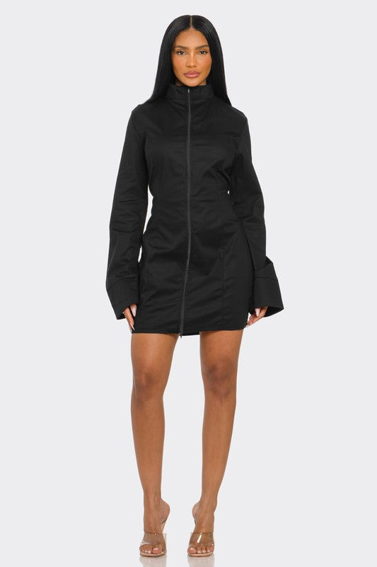 Command Zip Mini Dress