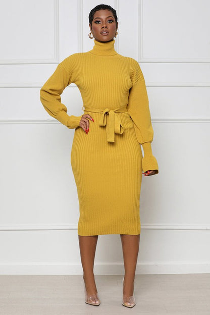 Warm Embrace Midi  Dress