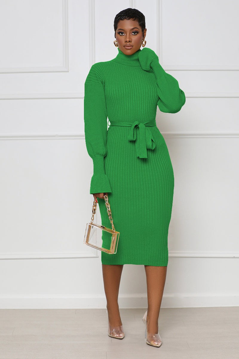 Warm Embrace Midi  Dress