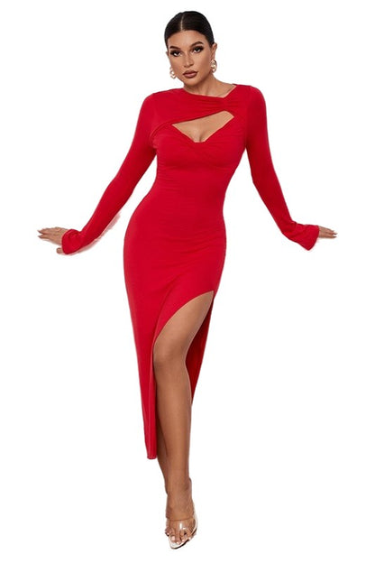 Siren Cutout Maxi Dress