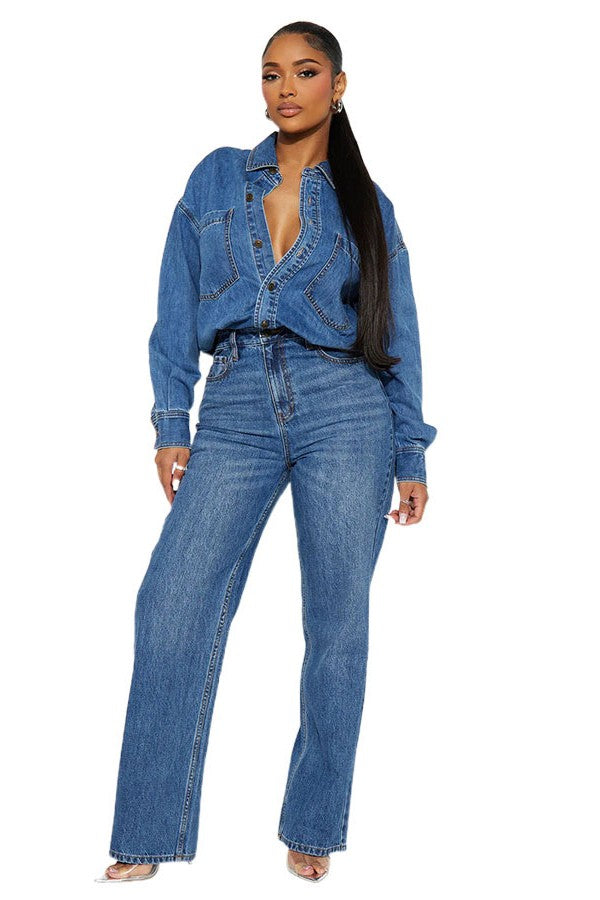 Downtown Denim Jumpsuit
