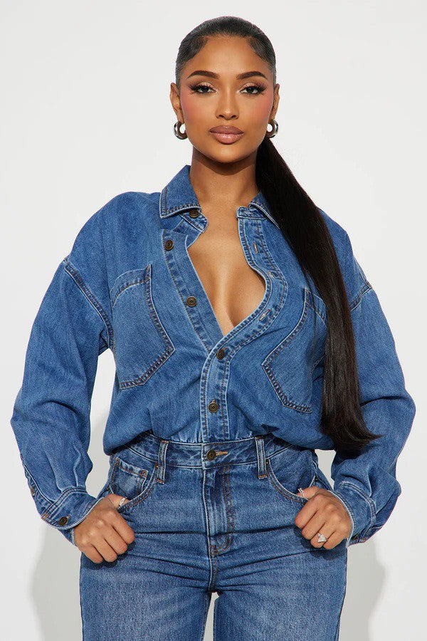 Downtown Denim Jumpsuit