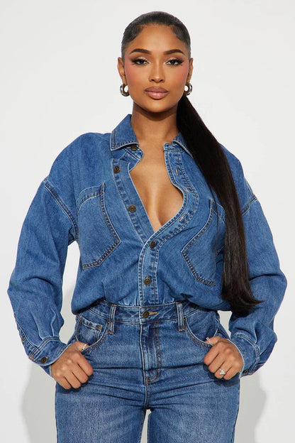 Downtown Denim Jumpsuit