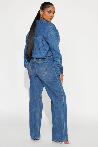 Downtown Denim Jumpsuit
