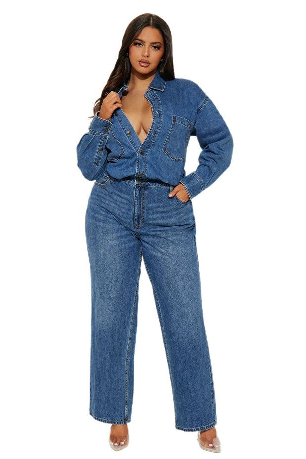 Downtown Denim Jumpsuit