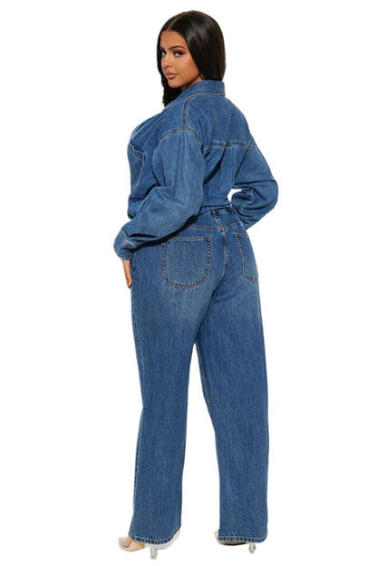 Downtown Denim Jumpsuit