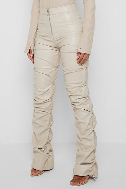 Stacked Envy Faux Leather Pants