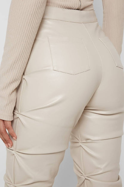 Stacked Envy Faux Leather Pants