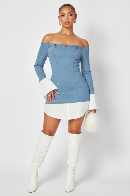 Blue Note Temptation Denim Dress