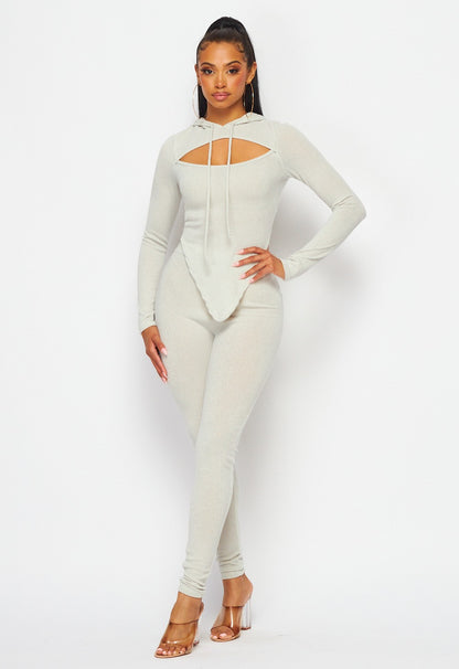 Soft Focus Hooded Lounge Set