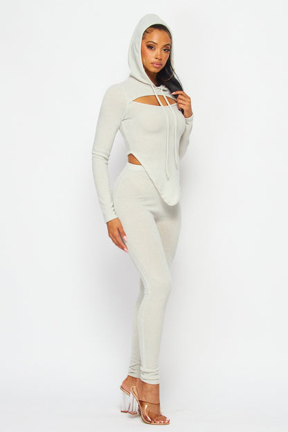 Soft Focus Hooded Lounge Set