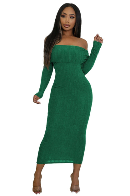 Allure Off-Shoulder Maxi Dress