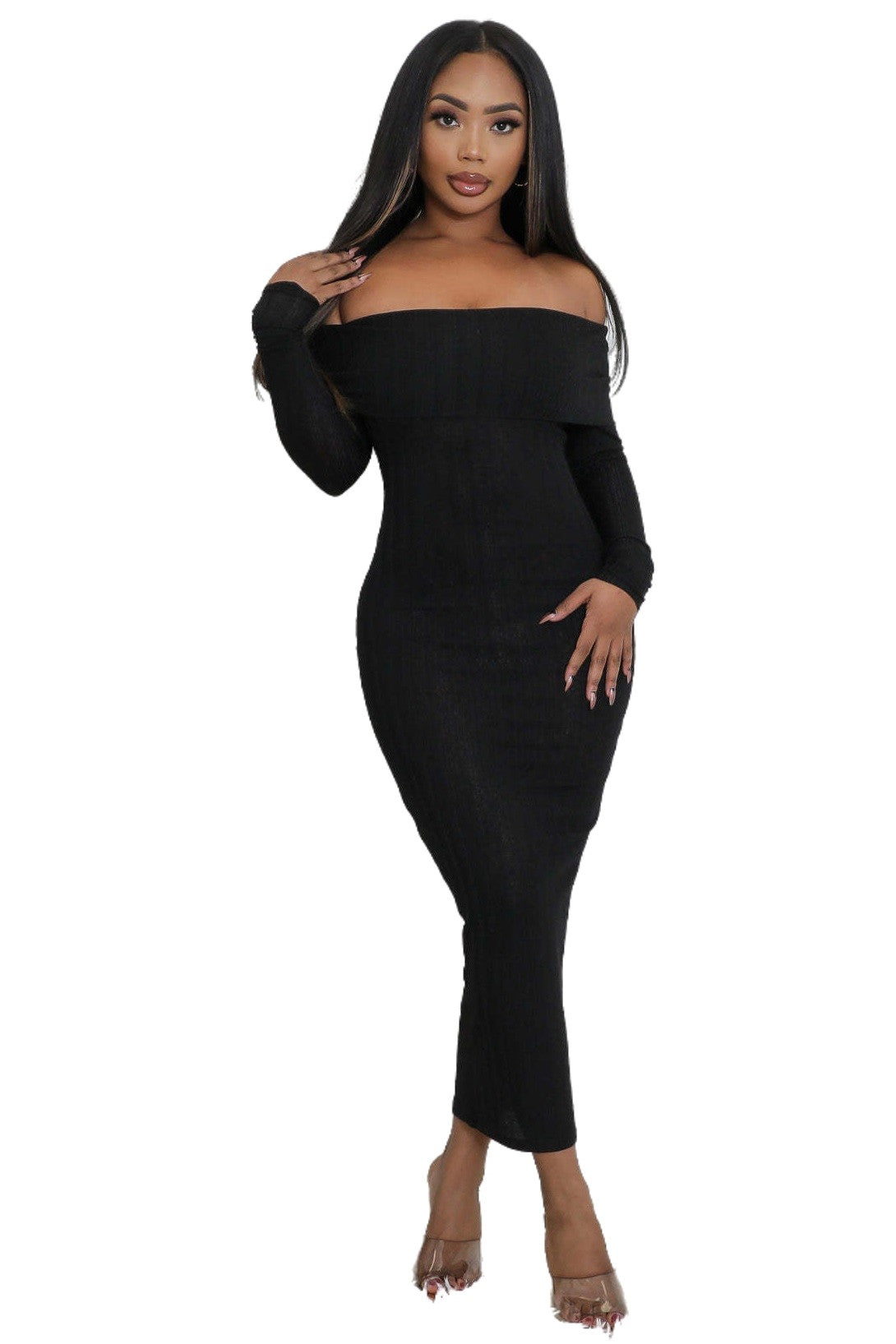 Allure Off-Shoulder Maxi Dress