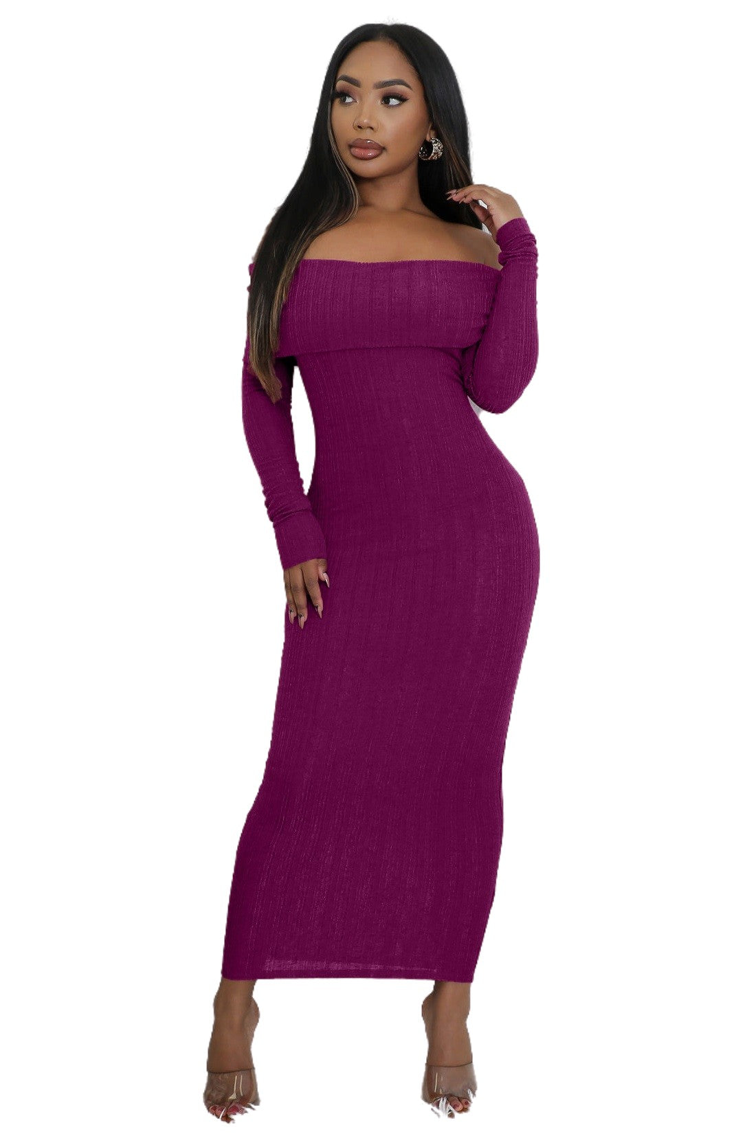 Allure Off-Shoulder Maxi Dress