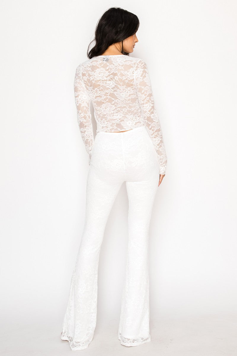 Lace Desire Flare Set