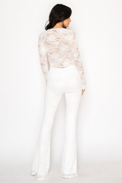 Lace Desire Flare Set