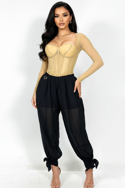 Contour Muse Mesh Corset Top