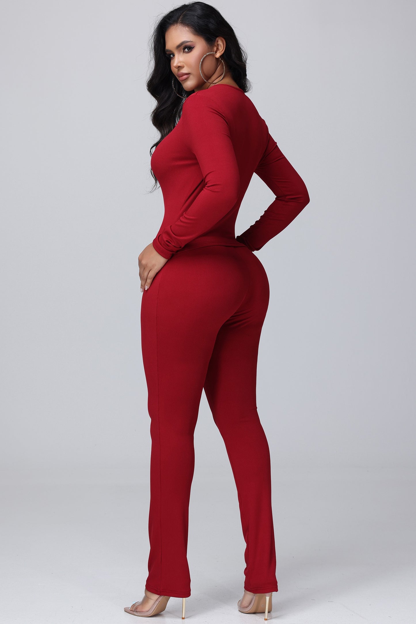 Scarlet Intent Asymmetrical Stretch Set