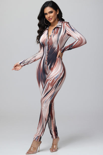 Roses Brush Stroke Jumpsuit
