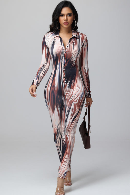 Roses Brush Stroke Jumpsuit