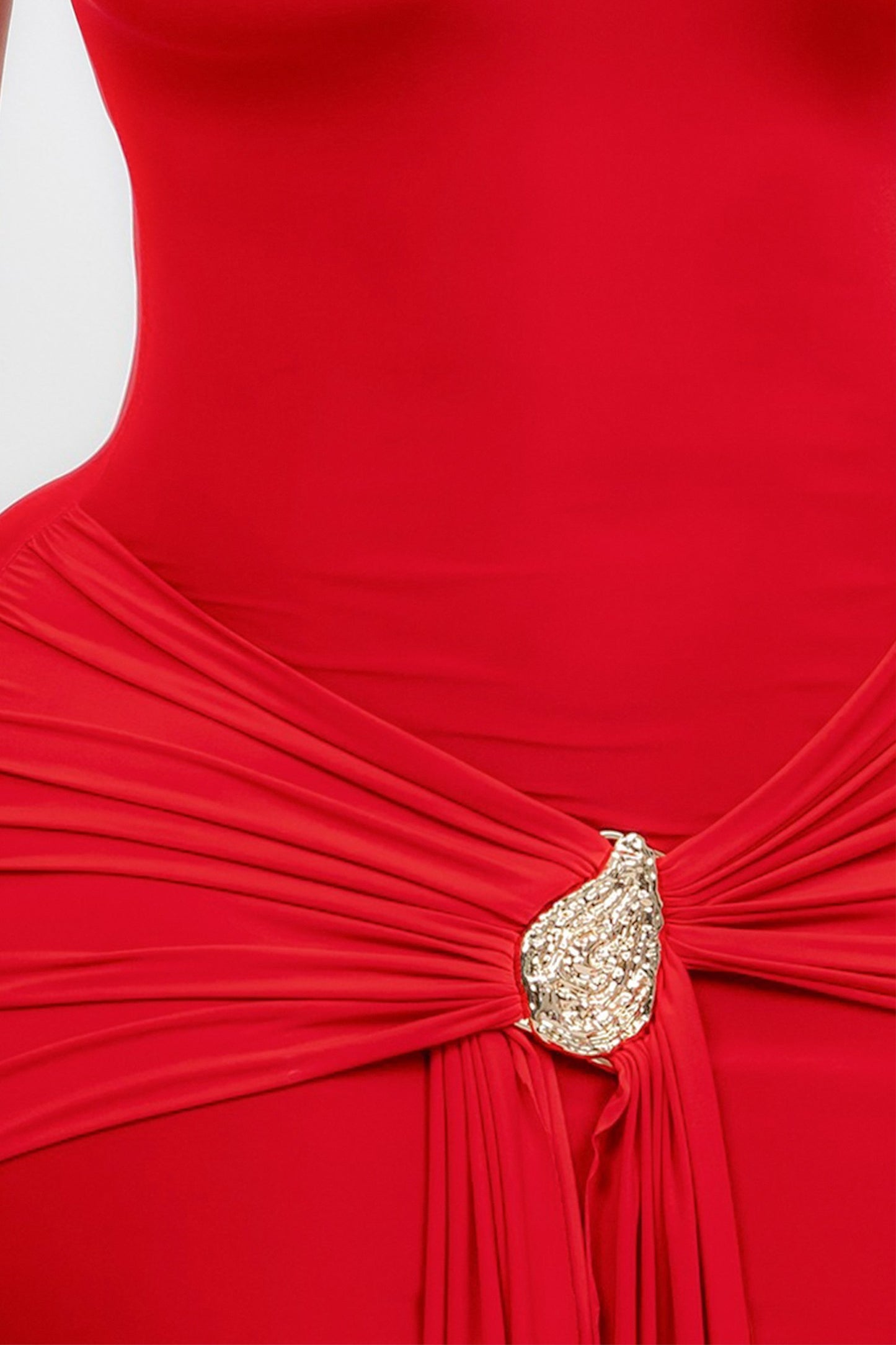 Goddess Drape Bodycon Dress