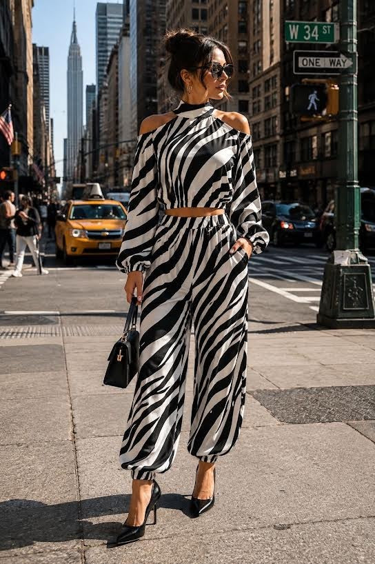 Wild Authority Zebra Print  Set