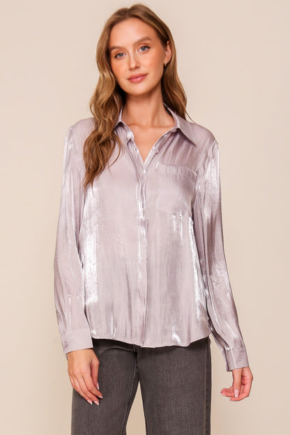 After Hours Shimmer Blouse