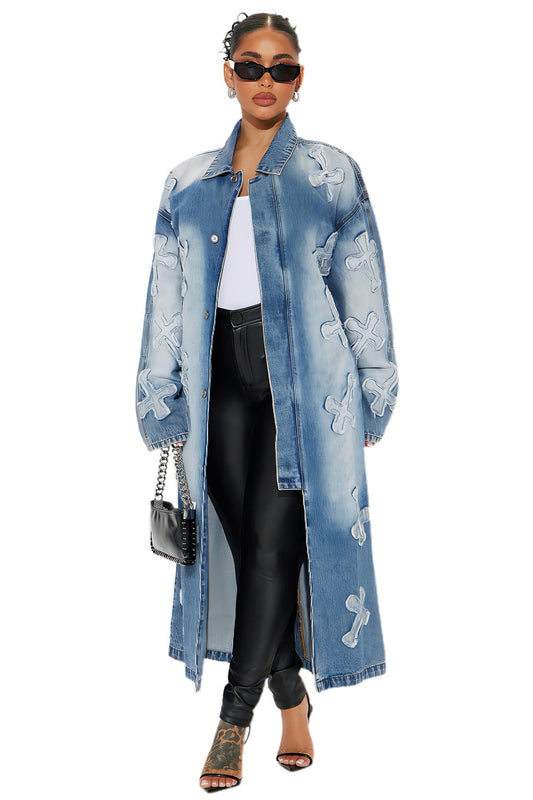 Rebel Road Longline Denim Jacket