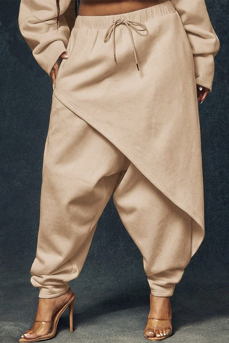 Off Script Cropped Zip Hoodie & Layered  Set