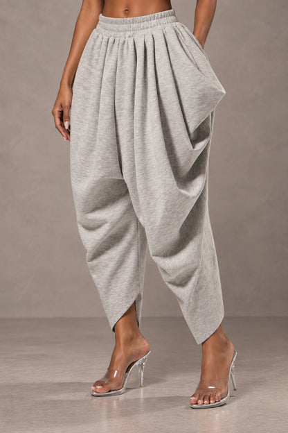 Volume Control Pleated Baggy Pants