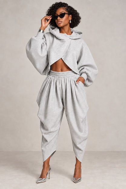 Volume Control Pleated Baggy Pants