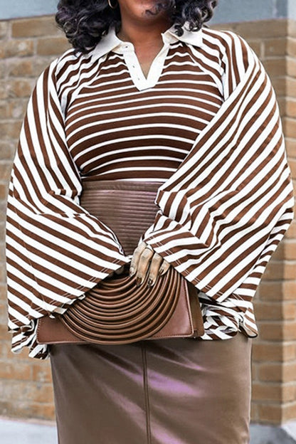 Rule Breaker Striped Bell-Sleeve Top