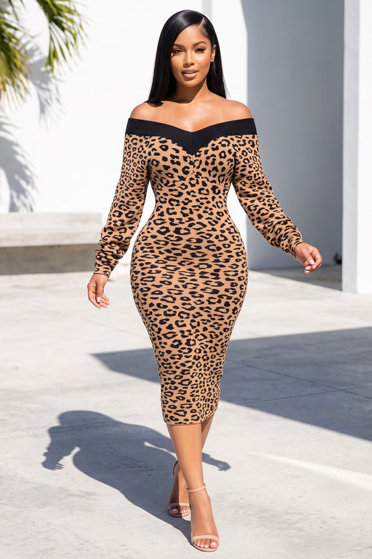Wild Obsession Midi Dress